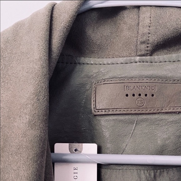 Anthropologie jacket suede and faux leather xs - Picture 2 of 8